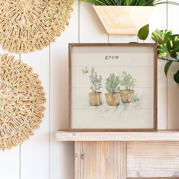 Garden Plants Framed Wall Art