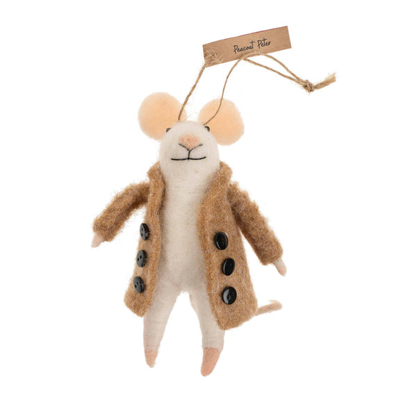 Peacoat Peter Mice Ornament