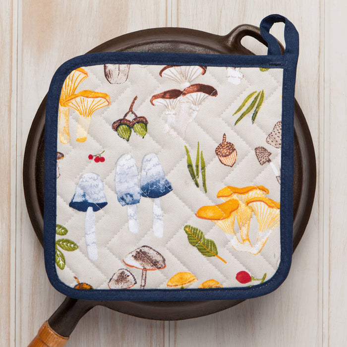 Field Mushrooms Chef Potholder