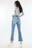 High Rise Cropped Bootcut Jeans Kan Can