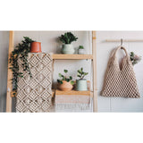 Natural Macrame Table Runner