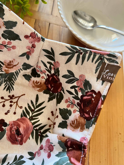 Mauve Florals Bowl Cozy