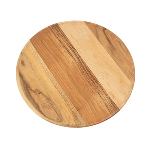 Acacia Wood Plate 10"w