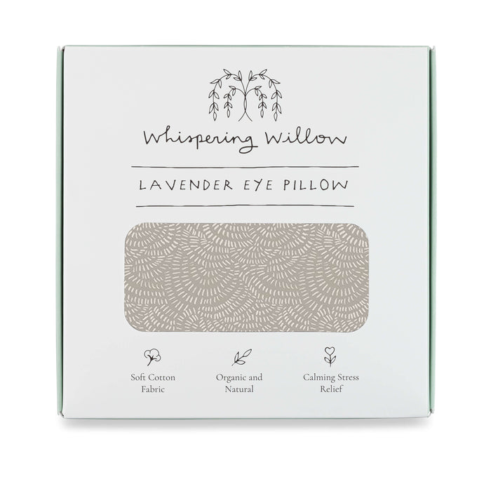 Weighted Eye Pillow - Lavender-Filled - Stone