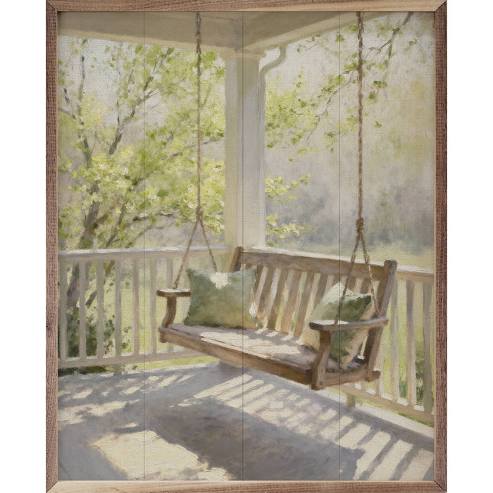 Just A Swinging Framed Wall Art