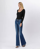 High Rise Full Length Flare Jeans LV1524