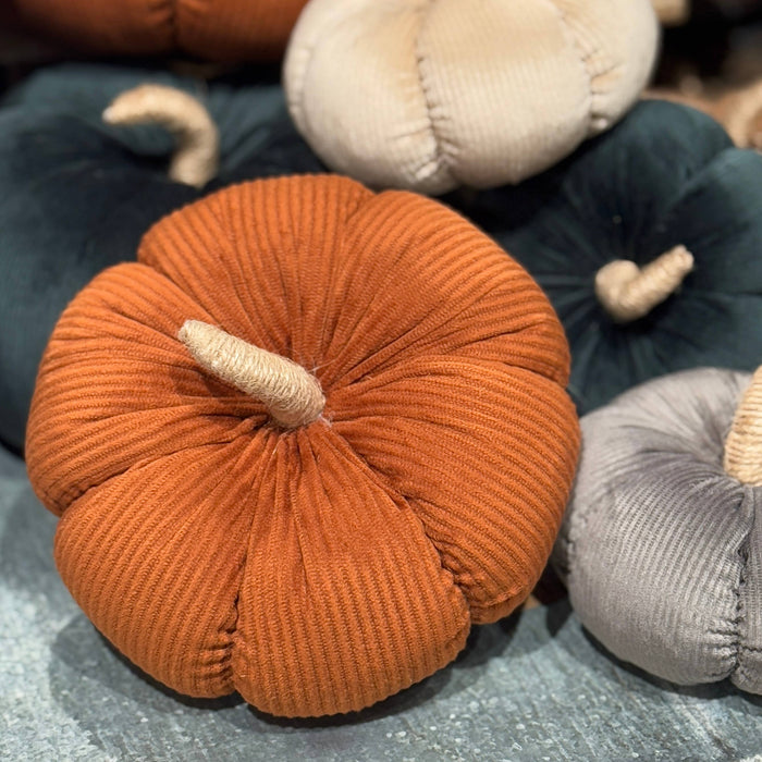 Lrg. Rust Corduroy Pumpkin
