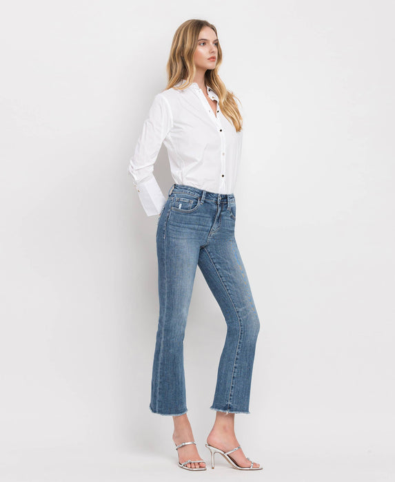Lovervet High Rise Kick Flare Denim Jeans LV1054