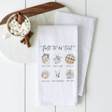 Fall To Do Tea Towel