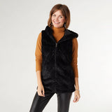 Lyric Faux Fur Hooded Vest FINAL SALE