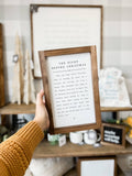 The Night Before Christmas | Framed Wall Sign