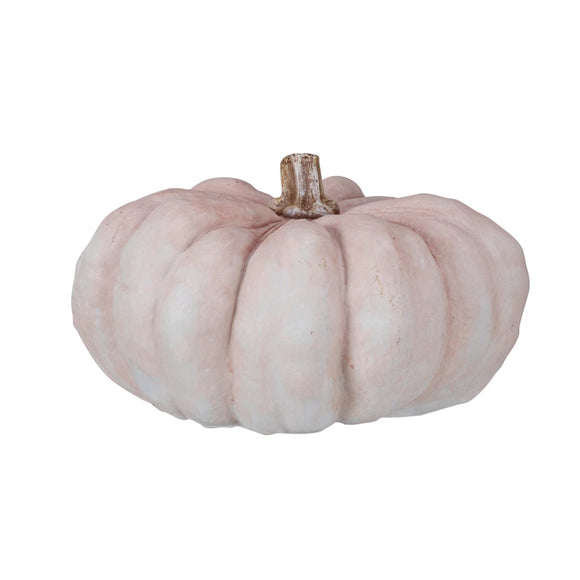 Cream Resin Pumpkin IN STORE PICKUP ONLY