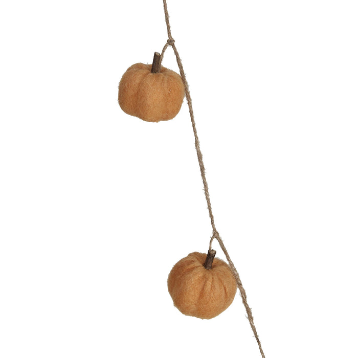 Felt Pumpkin Garland
