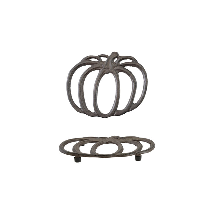 Cast Iron Pumpkin Shaped Trivet
