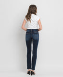 High Rise Long Slim Straight Jeans