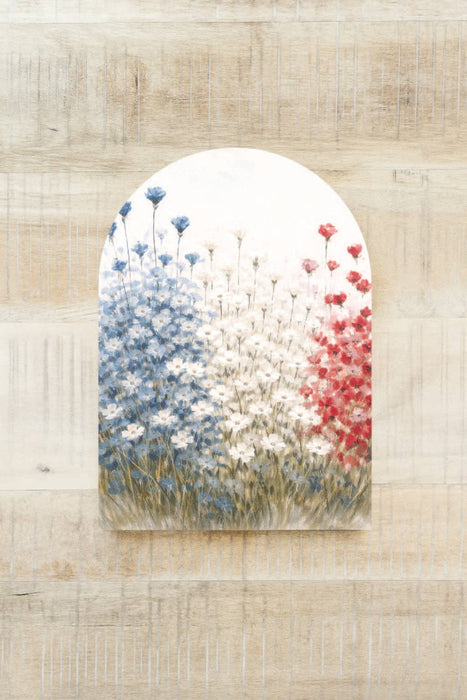 Americana Wildflowers Arch w/ Base
