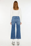 High Rise Relaxed Cropped Flare Jeans Kan Can