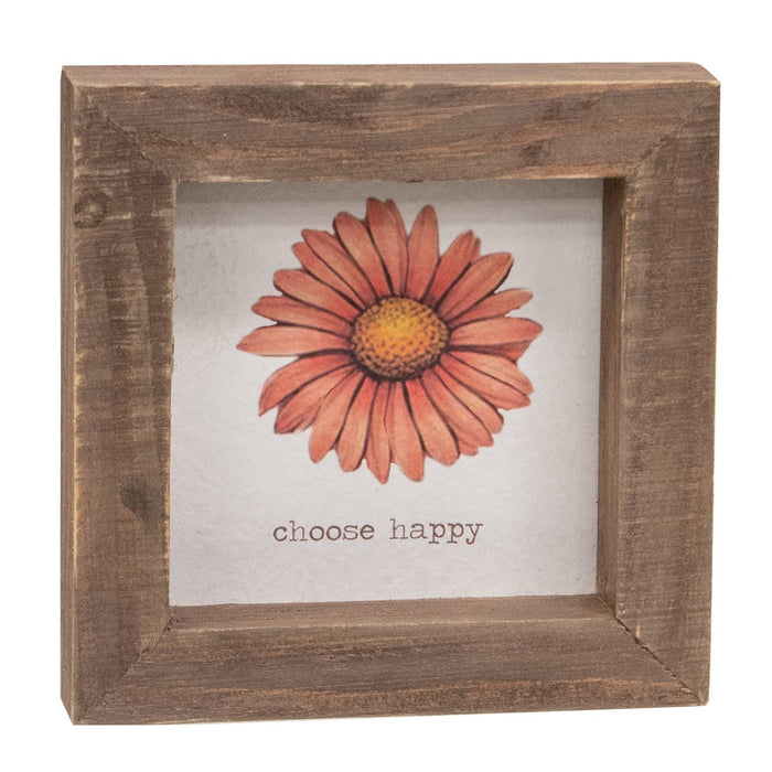 Daisy Spring Framed Sign