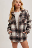 Brushed Flannel Plaid Shacket