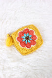 Rochelle Crochet Flower Coin Pouch