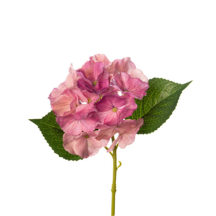 Real Touch Hydrangea - 14 Inch - Plum