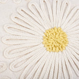 Crochet Daisies Pillow