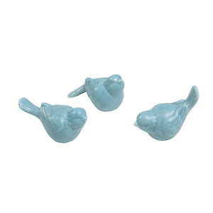 Aqua Ceramic Bird