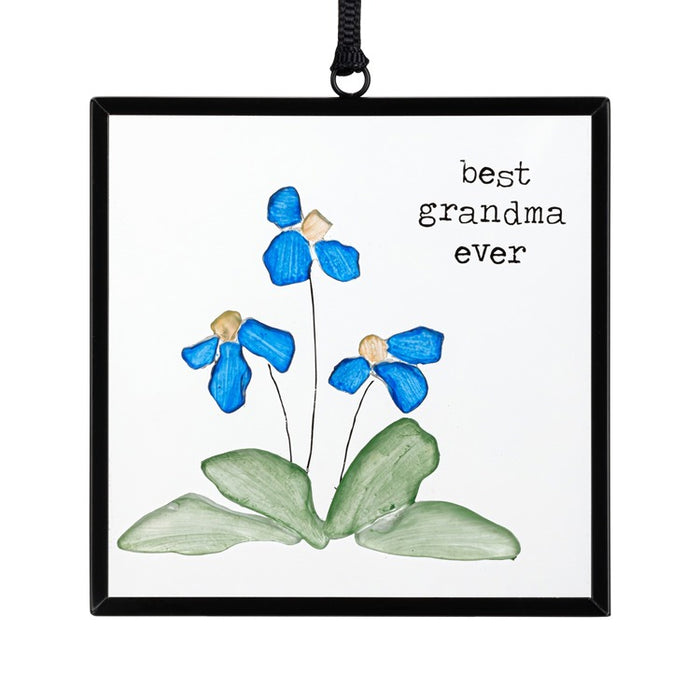 Best Grandma Ever Suncatcher 3x3"