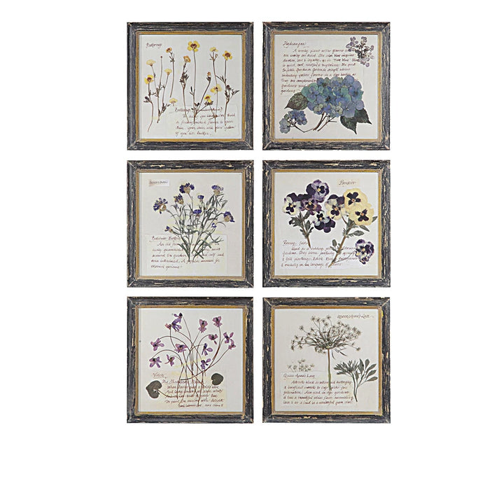 Floral Framed Wall Decor
