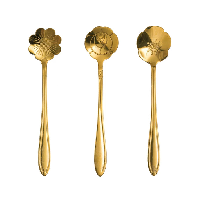 Flower Shaped Spoon Set