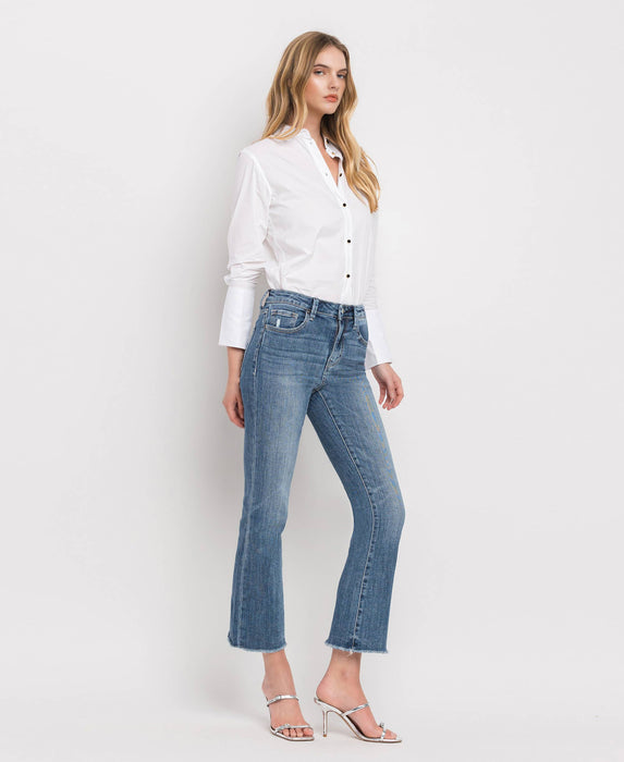 Lovervet High Rise Kick Flare Denim Jeans LV1054