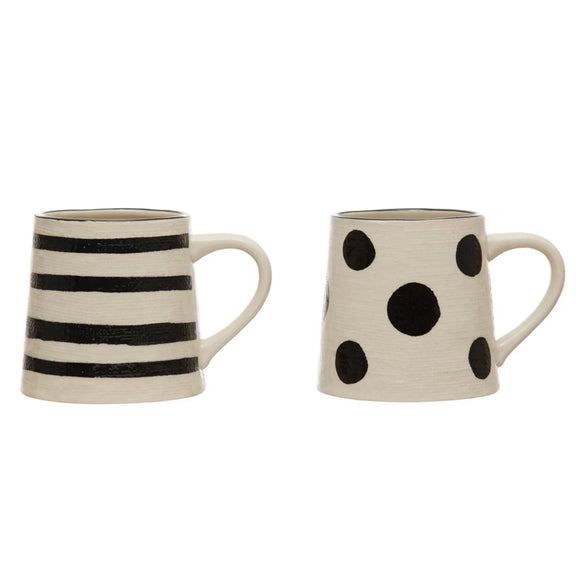 Black & Cream Mugs