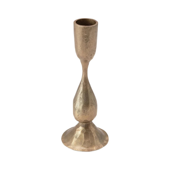 Hand-Forged Metal Taper Holder with Antique Finish