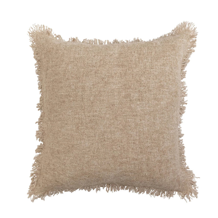 Natural Pillow w/ Fringe