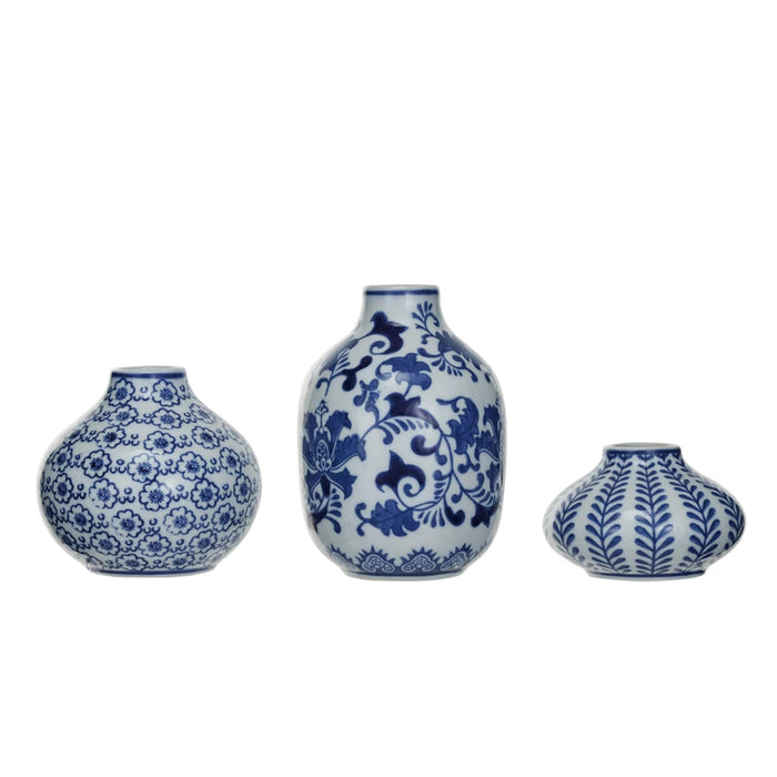 Blue + White Vases
