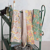 Floral Tea Towel w/ Terry Cloth Back