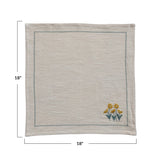 Flower Cotton Napkins