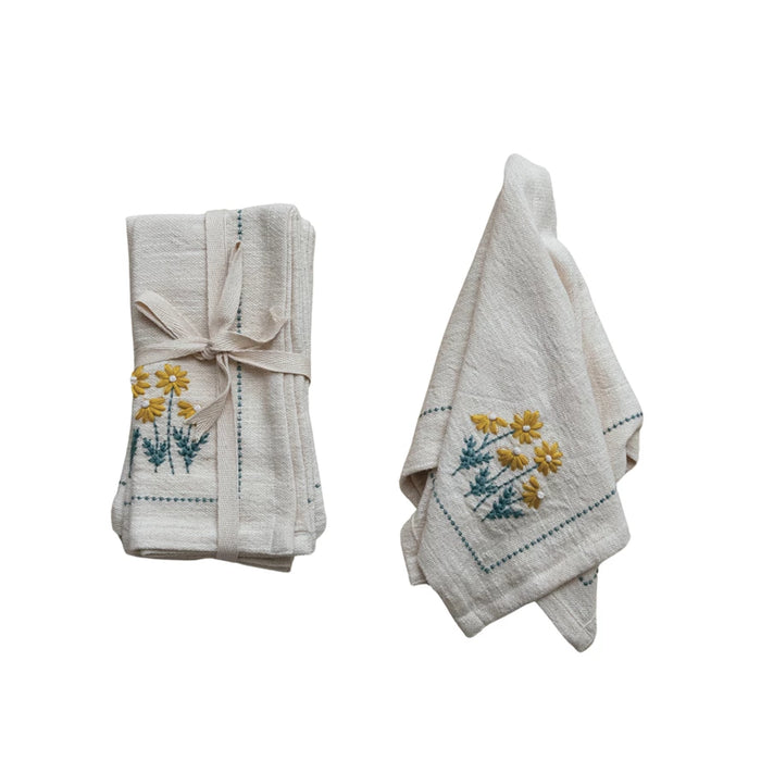 Flower Cotton Napkins