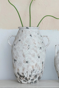 Metal Urn w/ Handles IN STORE PICKUP