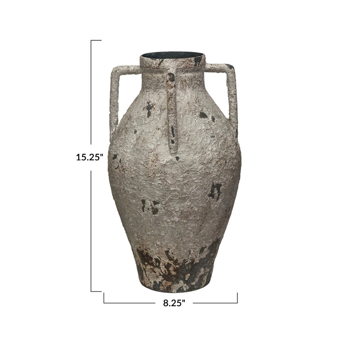 Metal Urn w/ Handles IN STORE PICKUP ONLY