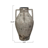 Metal Urn w/ Handles IN STORE PICKUP ONLY