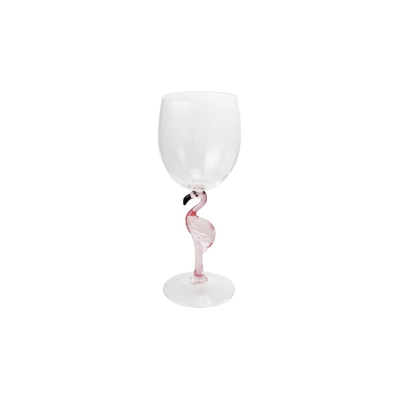 Flamingo Acrylic Wine Glass