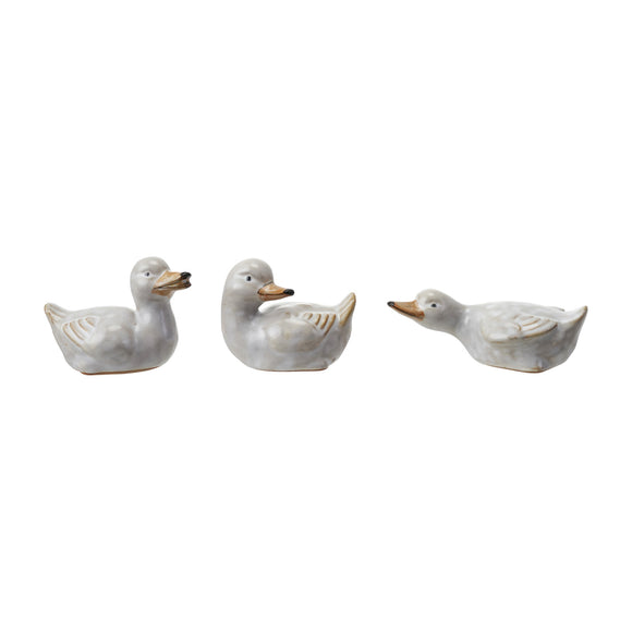 Stoneware Vintage Reproduction Duckling, 3 Styles (Each Will Vary)