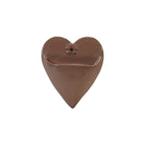 Stoneware Heart Shaped Wall Planter, Pink (Each Will Vary)