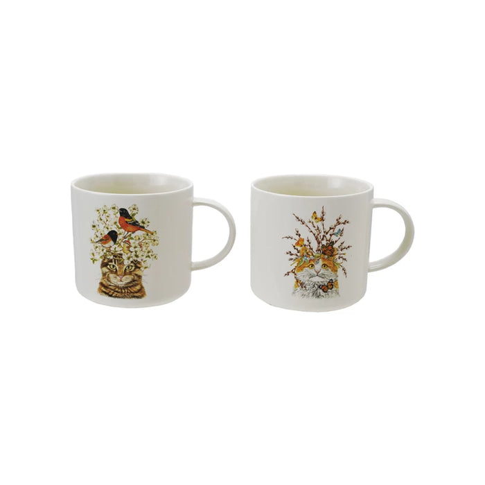 Cat Flora Fauna Mug