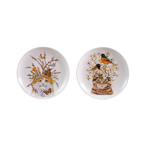 Cat Flora Fauna Plate