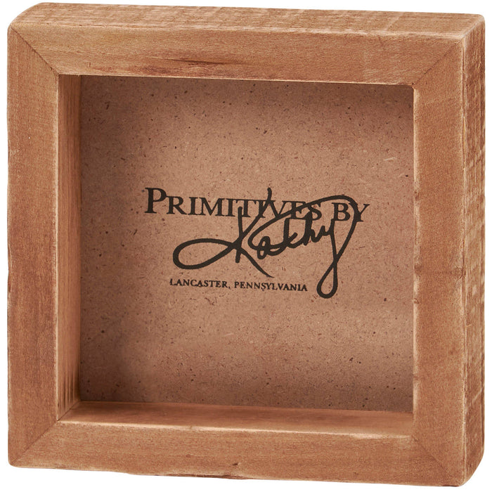 Autumn Leaves Box Sign Mini