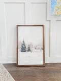 Winter Landscape | Framed Wall Art