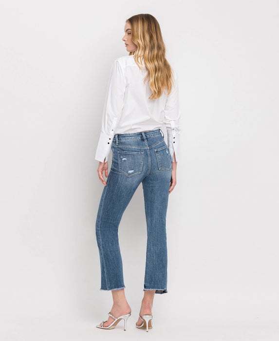 Lovervet High Rise Kick Flare Denim Jeans LV1054