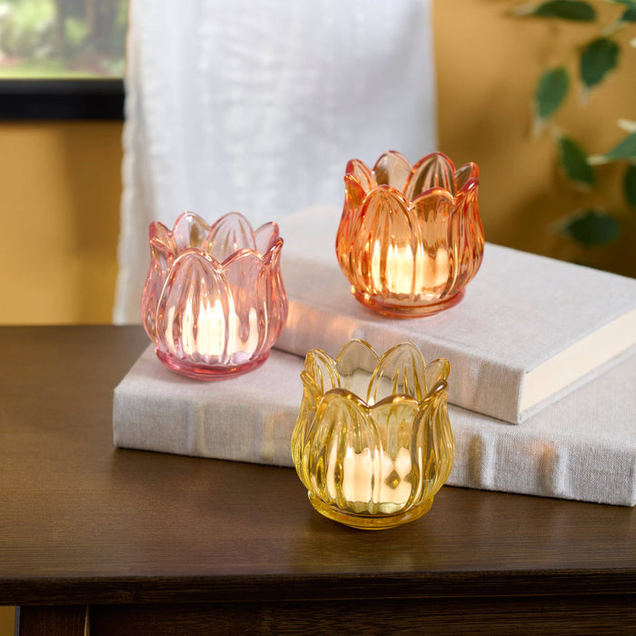Tulip Blossom Candle Holders
